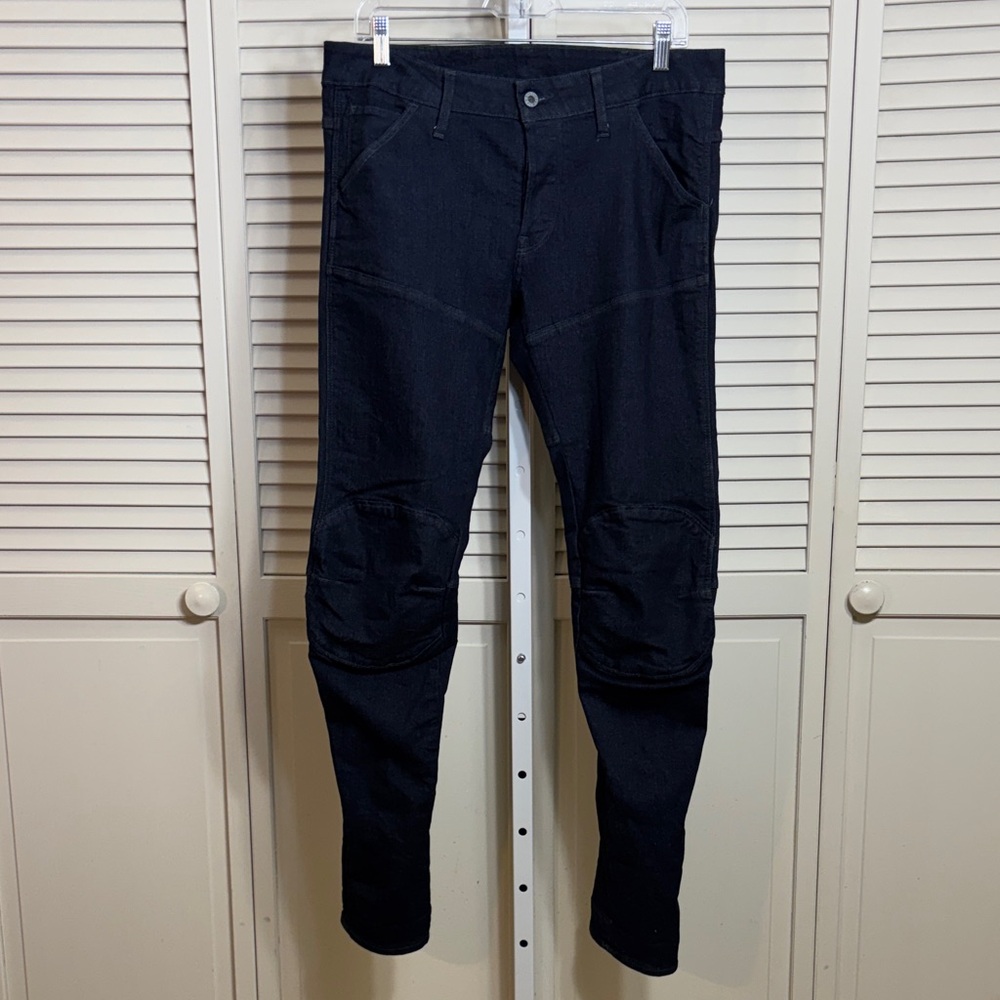 G Star Raw Tapered Jeans with Double Knee Size 32 x 32